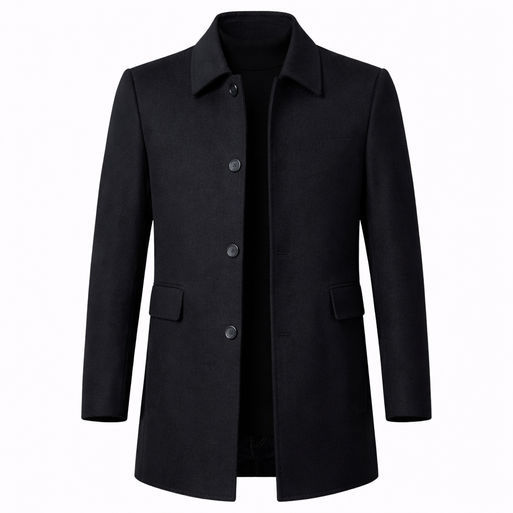 Men's Classic Wool Overcoat
