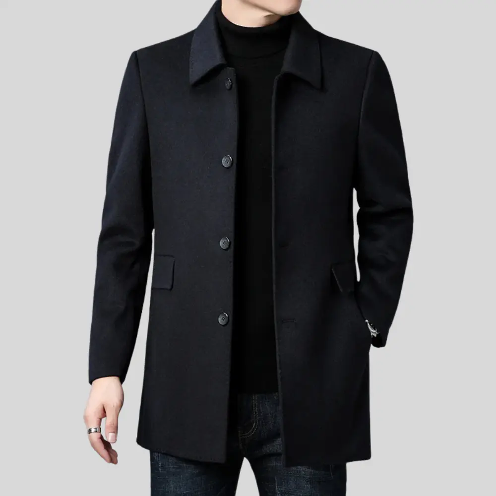 Men's Classic Wool Overcoat