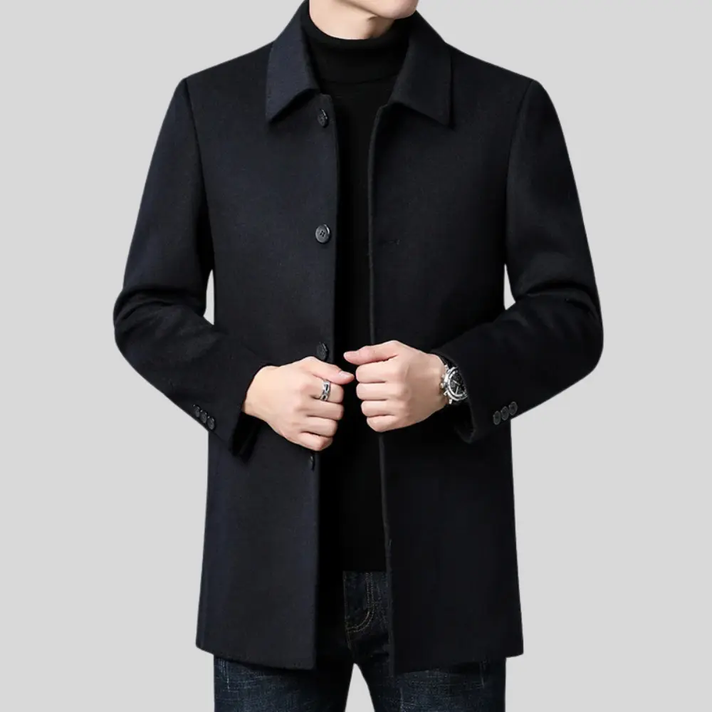 Men's Classic Wool Overcoat
