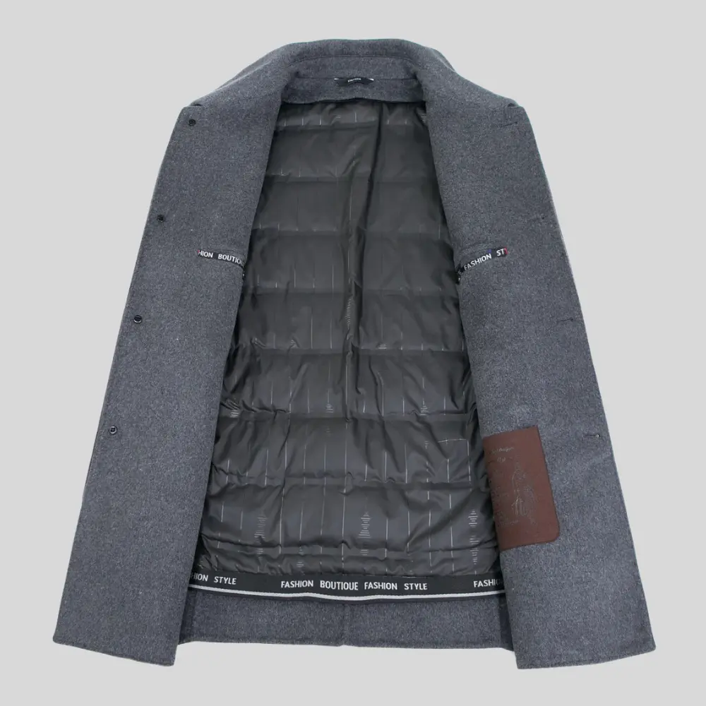 Men's Classic Wool Overcoat