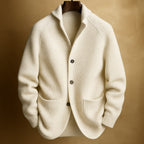 Men's Lightweight Ribbed Wool Cardigan