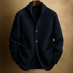 Men's Lightweight Ribbed Wool Cardigan