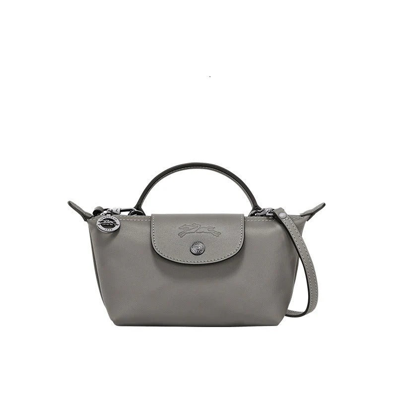 Foldable Mini Handbag - Lightweight Canvas Zip Bag