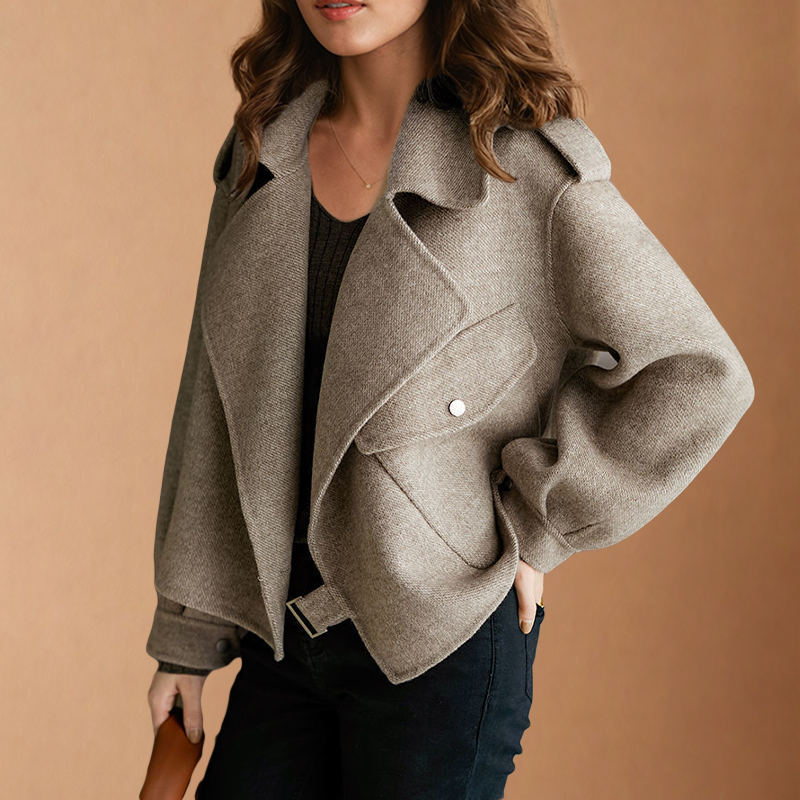 Women's Lightweight Crepe Wool Jacket