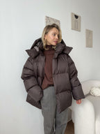 Women's Oversize Hooded Puffer Jacket