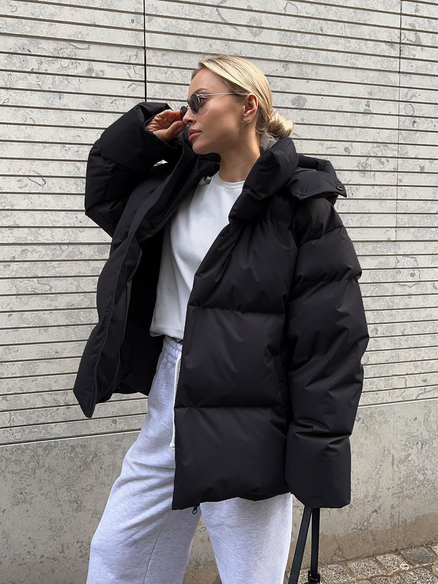 Women's Oversize Hooded Puffer Jacket
