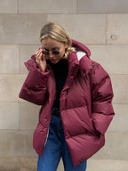 Women's Oversize Hooded Puffer Jacket