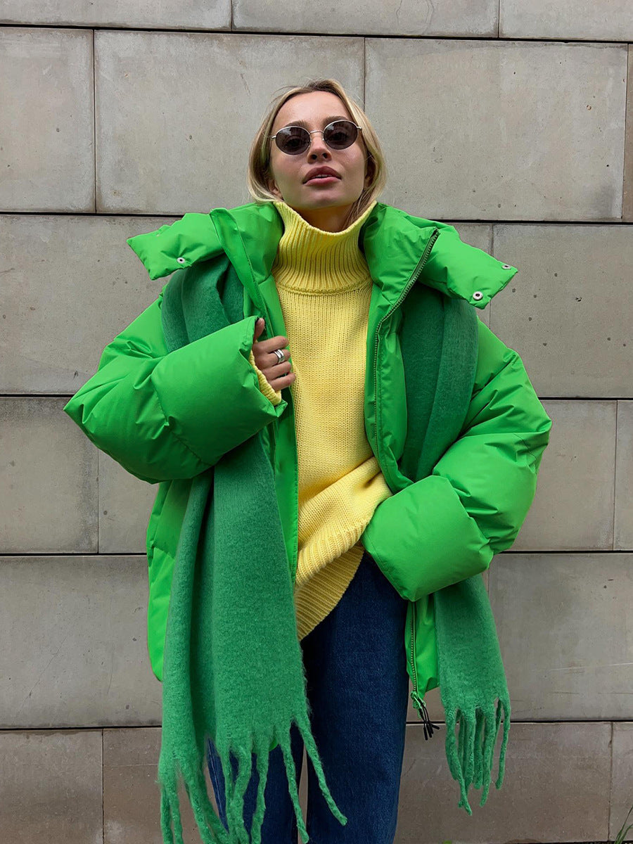 Women's Oversize Hooded Puffer Jacket