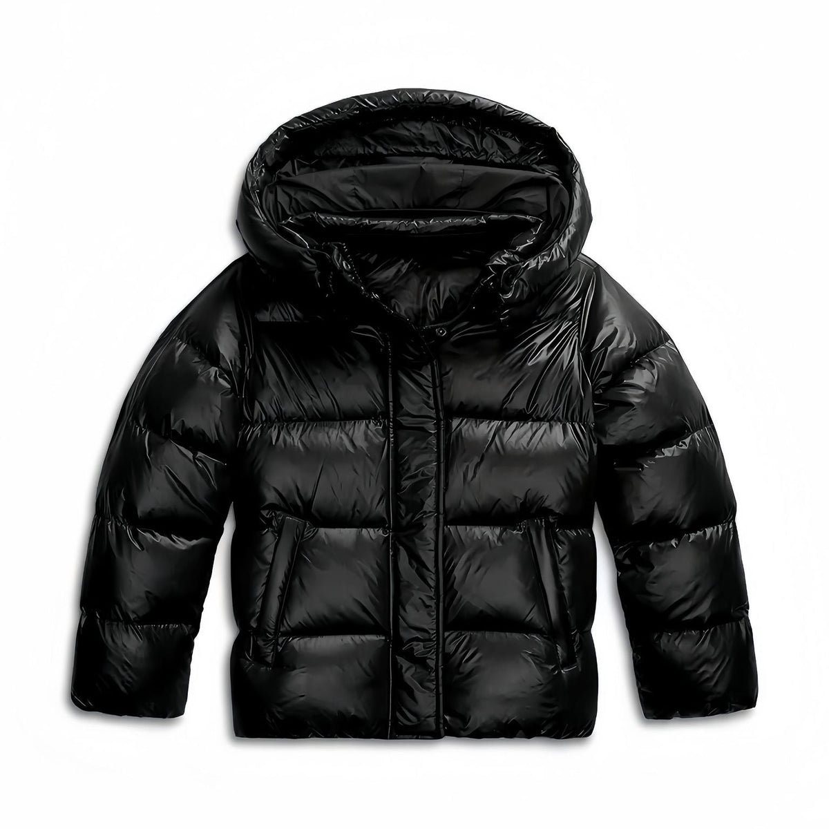 Women's Sporty Hooded Puffer Jacket