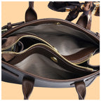 The Christy 3-Compartment Vegan Leather Handbag