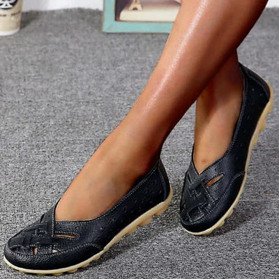 Breathable Leather Cushioned Loafers