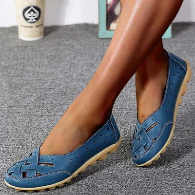 Breathable Leather Cushioned Loafers