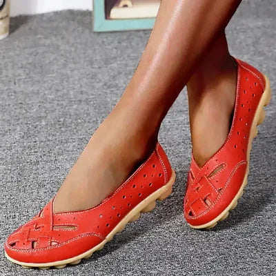 Breathable Leather Cushioned Loafers