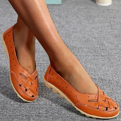 Breathable Leather Cushioned Loafers