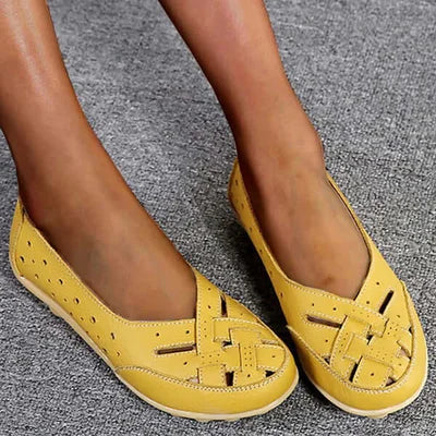Breathable Leather Cushioned Loafers
