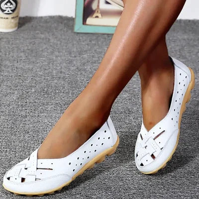 Breathable Leather Cushioned Loafers