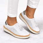 Women's Tassel Suede Slip-On Loafers