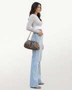 Women's Breezy Wide-Leg Distressed High-Waist Jeans