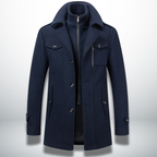 Men's Slim Fit Wool Blend Winter Coat