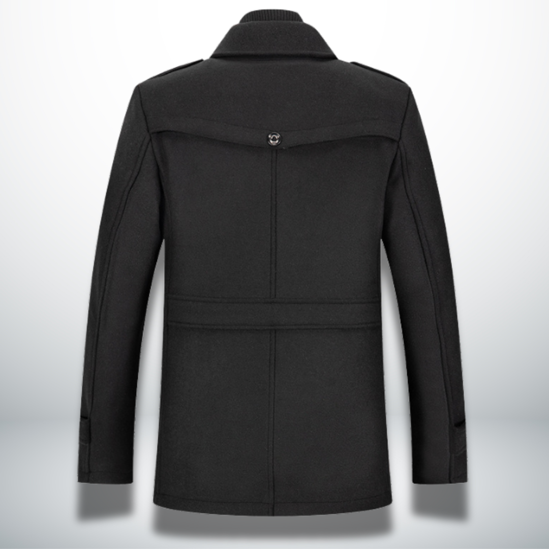 Men's Slim Fit Wool Blend Winter Coat