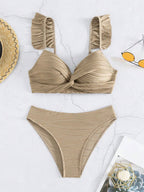 Women's Twist Front Bikini Set – Push-Up