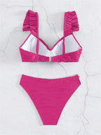 Women's Twist Front Bikini Set – Push-Up