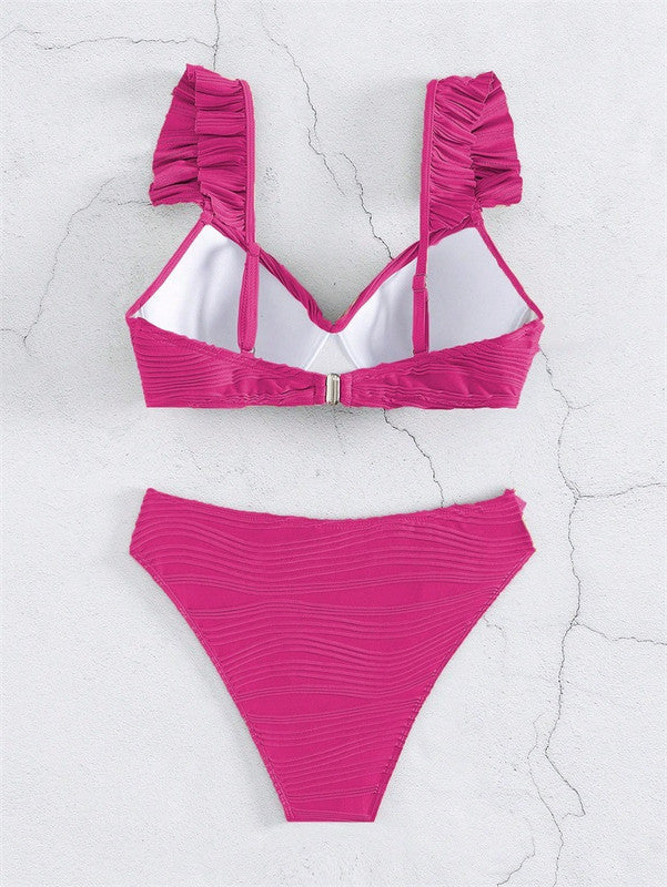 Women's Twist Front Bikini Set – Push-Up