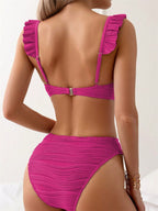 Women's Twist Front Bikini Set – Push-Up