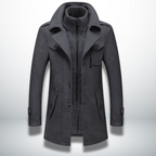 Men's Slim Fit Wool Blend Winter Coat