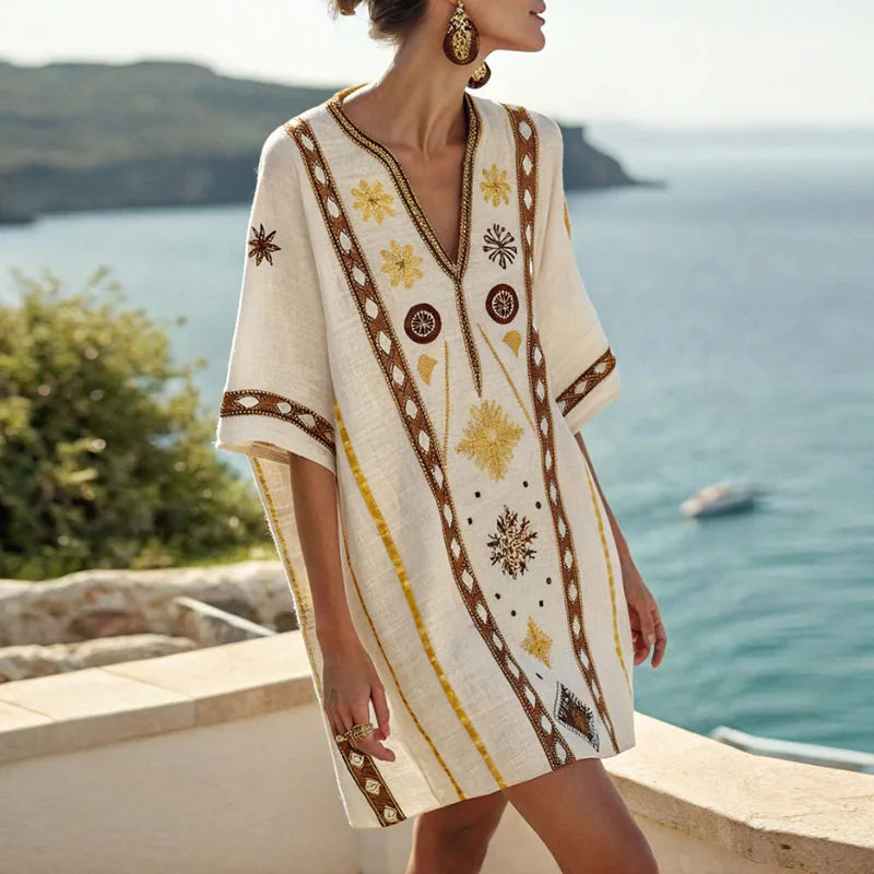 Cristin | Elegant and Comfortable Beach Dress for Summer Days