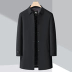 Men's Duck Down Padded Trench Coat
