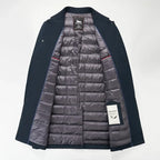 Men's Duck Down Padded Trench Coat