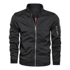 Men's Zip Front Bomber Jacket