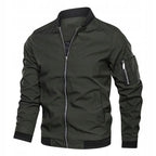 Men's Zip Front Bomber Jacket