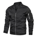 Men's Zip Front Bomber Jacket