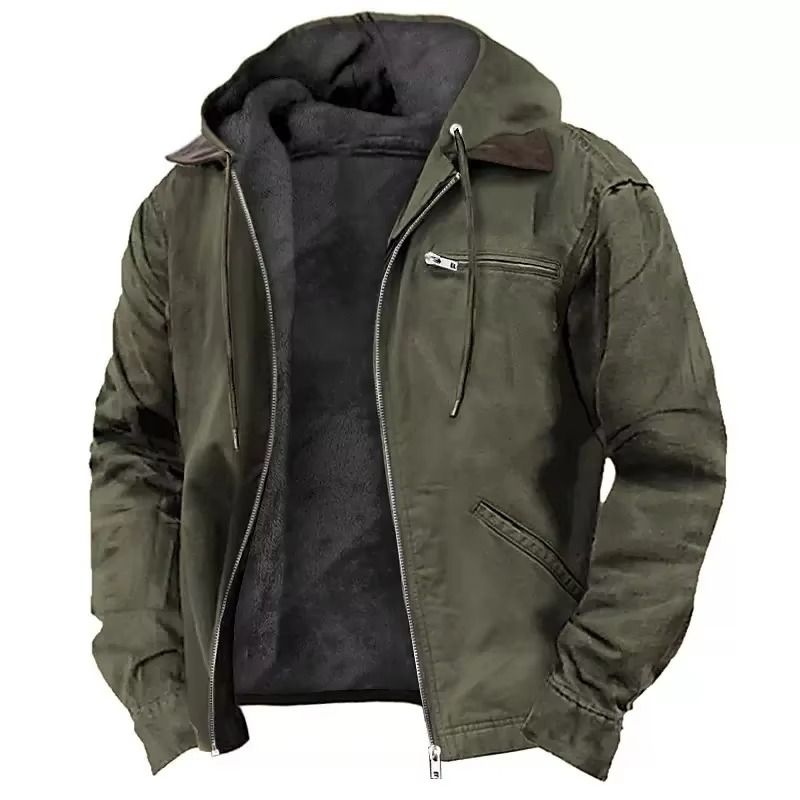 Men's Heavyweight Hooded Workwear Jacket