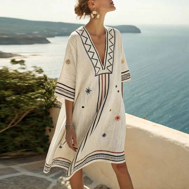 Zandra | Elegant and Versatile Beach Dress for Summery Days