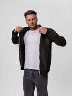 Men's Zip Front Bomber Jacket