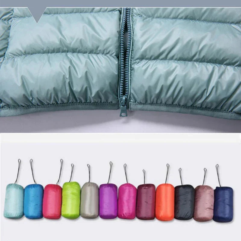 Women's Featherlight Hooded Down Jacket – Packable