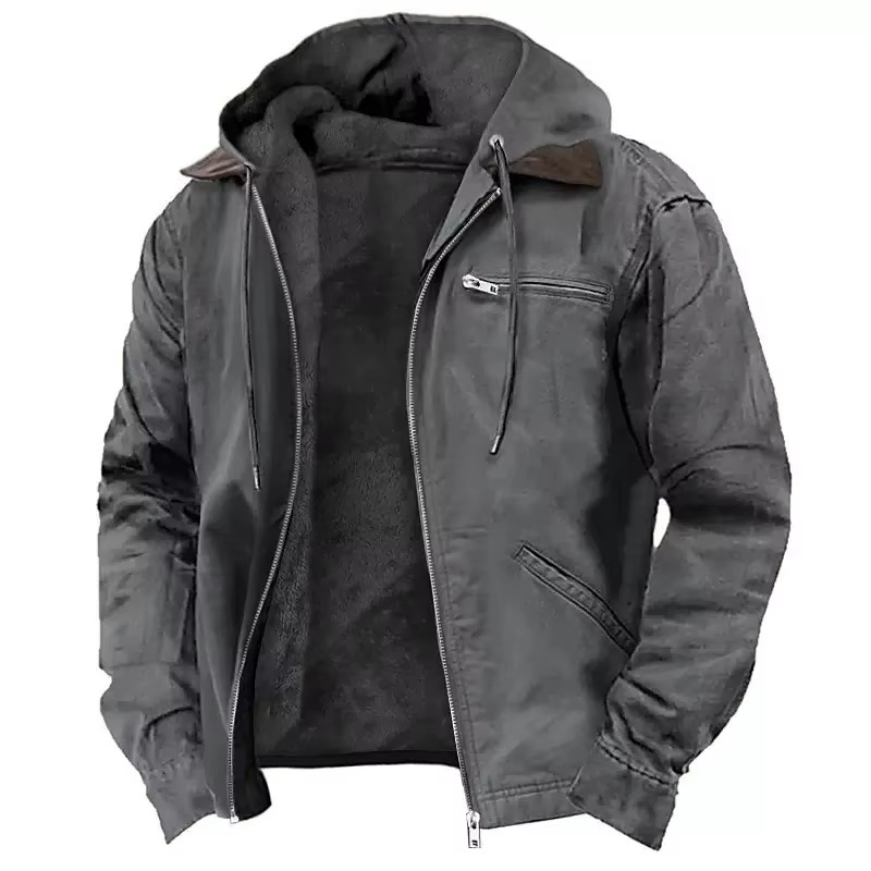 Men's Heavyweight Hooded Workwear Jacket