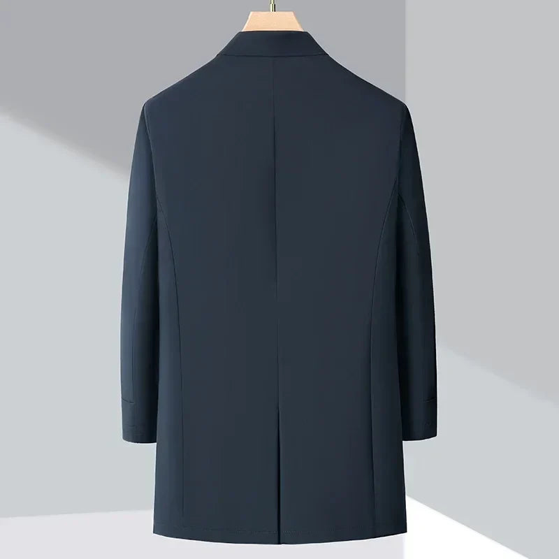 Men's Duck Down Padded Trench Coat