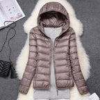 Women's Featherlight Hooded Down Jacket – Packable
