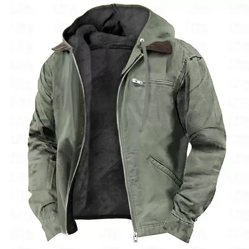 Men's Heavyweight Hooded Workwear Jacket