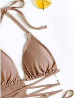 Women's Solid Bikini Top – Padded European Style