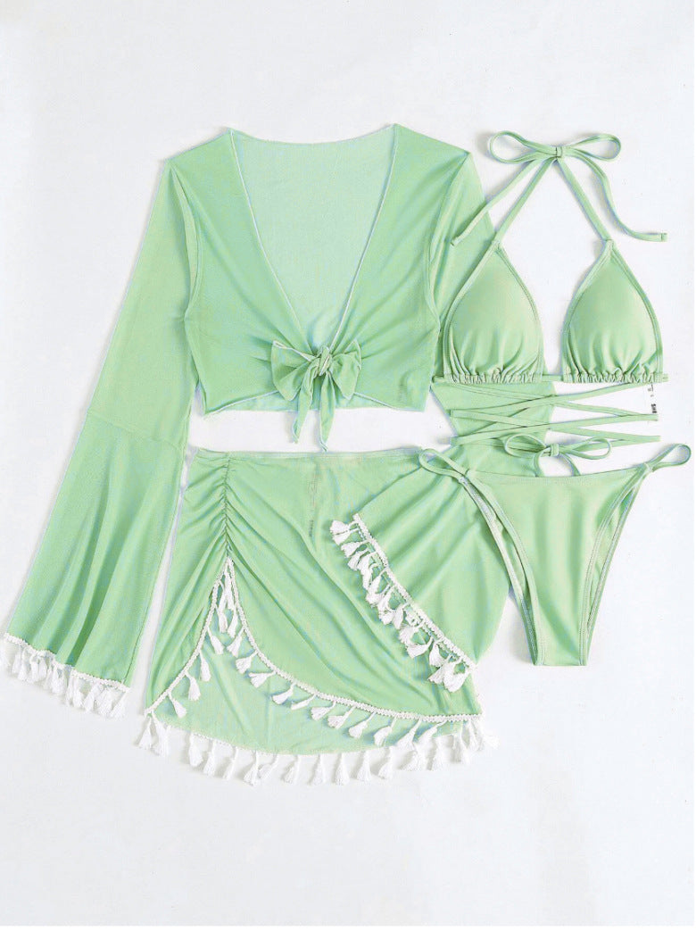 Women's Solid Bikini Top – Padded European Style