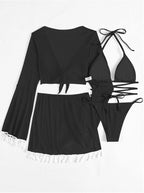 Women's Solid Bikini Top – Padded European Style