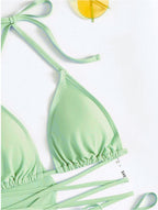 Women's Solid Bikini Top – Padded European Style