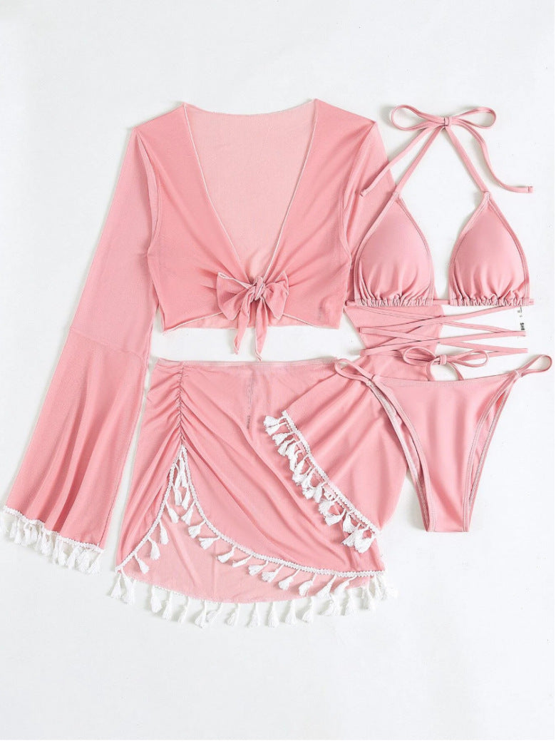 Women's Solid Bikini Top – Padded European Style