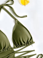Women's Solid Bikini Top – Padded European Style