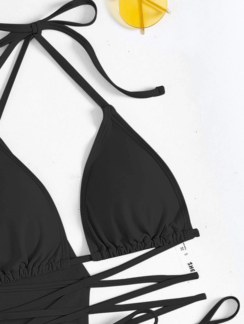 Women's Solid Bikini Top – Padded European Style